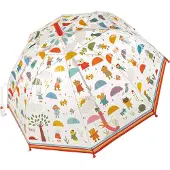 Djeco paraplu kind Under the rain transparant regenaccessoire.