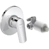 Duravit no.1 afbouwdeel voor inbouw douchemengkraan delen inclusief inbouwdeel chroom
