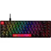 HyperX Alloy Origins 65 – mechanisch gaming-toetsenbord – HX Red (NO-lay-out), 65%, Kabel, USB, Mechanische schakelaar, RGB LED, Zwart