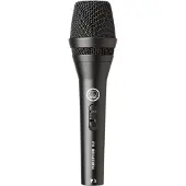 AKG Statief Instrumentenmicrofoon P3S Zendmethode:Kabelgebonden Schakelaar, Incl. tas, Metalen behuizing