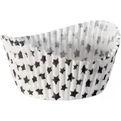 Zenker Set van 50 papieren muffinvormpjes met sterrenmotief 6,5 cm Smart Pastry