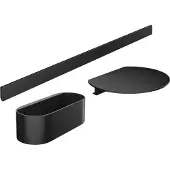 Hansgrohe Badkameraccessoireset WallStories, matzwart, matzwart