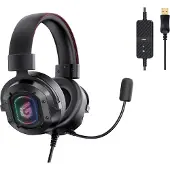 Conceptronic Koptelefoon - - ATHAN02B - 7.1 Kanalen - Circumaural - USB-A - Zwart
