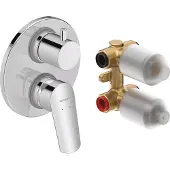 Duravit Badkamermeubels, Voormontageset nr. 1 voor inbouwbadmengkraan chroom
