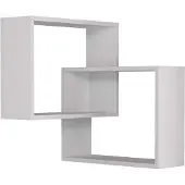 CALICOSY Hoekwandrek met 2 planken h68 cm ring