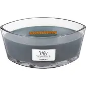 Woodwick Heartwick Flame Ellipse Geurkaars - Evening Onyx - 50 branduren