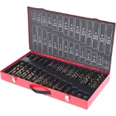 Ks Tools 3303650 330.3650 HSS-G-Co 5 Metaal-spiraalboorset 1 mm, 1.5 mm, 2 mm, 2.5 mm, 3 mm, 3.5 mm, 4 mm, 4.5 mm, 5 mm, 5.5 mm, 6 mm, 6.5 mm, 7 mm, 7.5 mm, 8