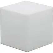 Newgarden Deco-solarlamp buiten Cuby, dimbaar, wit / opaal, Kunststof, Modern, solar tuinverlichting