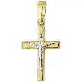 Trendjuwelier huiscollectie 4006641 Gouden bedel kruis