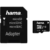 Hama MicroSDHC 32 GB classe 10 UHS-I 80 MB/s + adaptateur/mobile