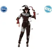 Atosa Terrifying Scarecrows Costume Rood XS-S Kinderen