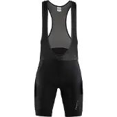 Craft Rise Bib Short - Korte Fietsbroek Heren - Zacht en Elastisch - Zwart/Wit - XL