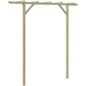 vidaXL Pergola 205x40x203 cm hout