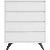 Skye Decor , Suvera-Suvera MDD, Wit, Kommode, 86x70x40 cm, 100% melaminecoating op spaanplaat