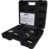 Ks Tools 150.1920 Oliedruk-tester, 12-delig, 0-10 bar
