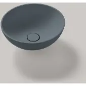 Resigres Lavabo 1331 waskom rond 40x15cm solid surface antraciet