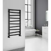 Sapho Zig badkamerradiator 60x110cm mat zwart