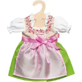 Heless Poppenkleding Jurk Oktoberfeest Meisjes 35-45 Cm 2-delig