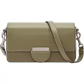 Liebeskind berlin Leren Schoudertas Pam Crossbody Salvia Kaki