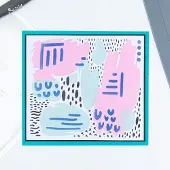 SIZZIX Layered stencil abstract marks -