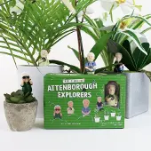 Gift Republic Bloempot Decoratie - Attenborough Explorers (set van 4)