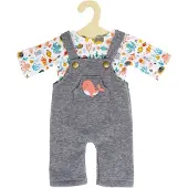Heless poppen tuinbroek walvis Bobby - poppenkleding 28-35 cm.