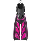 Tusa HyFlex Zoom – Flexibele duik- en snorkelvinnen met split-fin technologie voor efficiëntie en comfort – Zwart/Roze – SF0111 XS RP – Maat XS (34–38) – (22–24 cm)