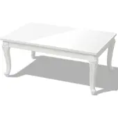 vidaXL Salontafel 100 x 60 x 42 cm hoogglans wit