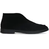 Manfield Zwarte suède boots | Maat 43