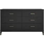 CosmoLiving by Cosmopolitan Westerleigh-Commode - 6-laden - Zwart