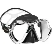 Mares X Vision Chrome Liquidskin Diving Mask Zwart