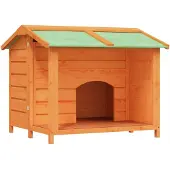 vidaXL Hondenhok 96x87x80,5 cm massief grenenhout bruin