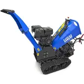 HBM Professionele 4 Takt 15 PK - 420 cc Benzine Hakselaar - Houtversnipperaar op Rupsbanden