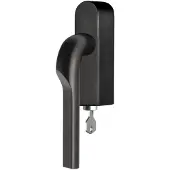 Formani Rivio by Gensler GL100-DKLOCK-O draaikiepgarnituur afsluitbaar rechtsdraaiend - PVD mat zwart