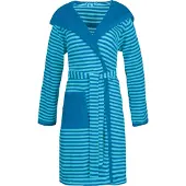 Esprit Badjas Women Striped Hoody Turquoise-S