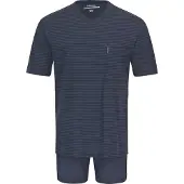 Ammann Pyjama kort ' Extra Light ' donkerblauw