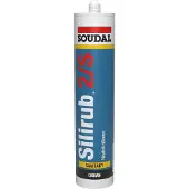 Nobrand Silirub 2 S siliconenkit Transparant Grijs 300ml