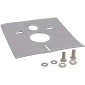 Plieger isolatiemat voor hangend toilet/bidet met steunbussen