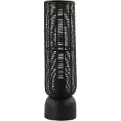 Light & Living Tafellamp Ø11x39,5 cm LEZUZA mat zwart