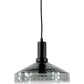 Light & Living Hanglamp Ø28x30 cm DELILO glas smoke grijs+zwart