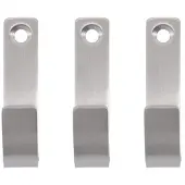 Meraki Thapsus haak 3-pack Geborsteld staal