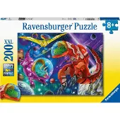 Ravensburger puzzel Dino's in de ruimte - Legpuzzel - 200 stukjes
