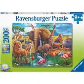 Ravensburger puzzel Op safari! - legpuzzel - 200 stukjes