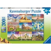 Ravensburger puzzel Monuments of the World - legpuzzel - 200 stukjes