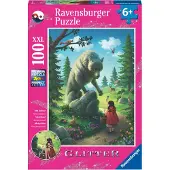 Ravensburger puzzel Roodkapje en de wolf 100 stukjes