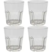 Eurotrail Borrelglas - 35 ml - 4 stuks - Transparant
