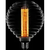 Expo Deco led kooldraad 33S 12x17cm 1w/2.5w/5w 3 standen E27 1800k smoke glas 40-100-200l 3 stappen dimbaar
