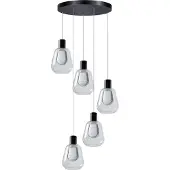 Eth Vide hanglamp Gary 5-lichts