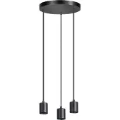 Eth Origin - hanglamp - Ø 25 x 200 cm - zwart