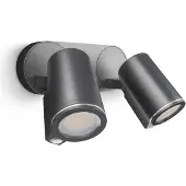 Steinel DUO LED-Spot - Wandlamp - Bewegingssensor Bluetooth - Antraciet